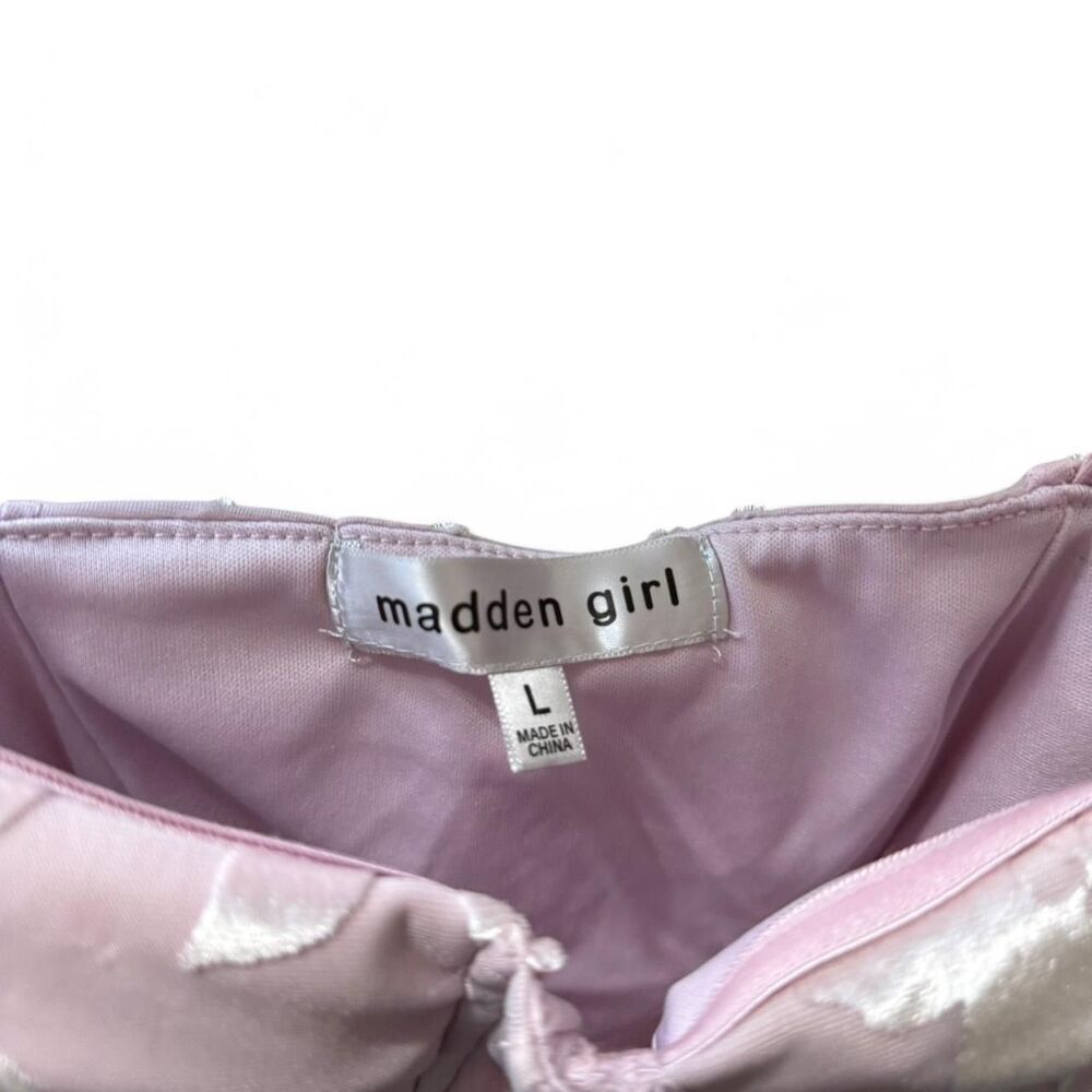 Steve Madden Corset Y2k Baby Pink Top Size Large - Picture 5 of 6